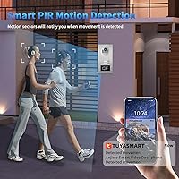 Vista 7 de Sistema de timbre de intercomunicación visual de apartamento multiunidad, monitor de 7 pulgadas, timbre de video con cable, cámara IR, detección