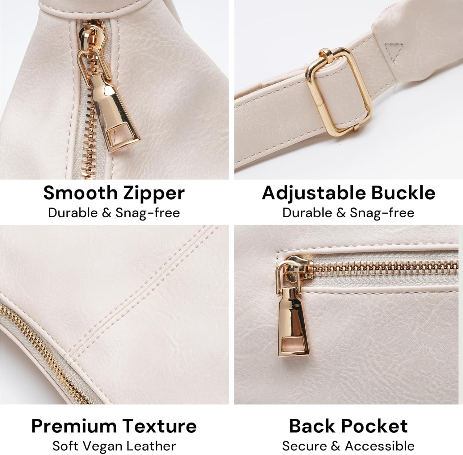 Purses for Women Slouchy Shoulder Bag Hobo Bag Soft Vegan Leather Adjustable Wide Strap Crossbody Tote Multi Pocket Handbags - Image 6