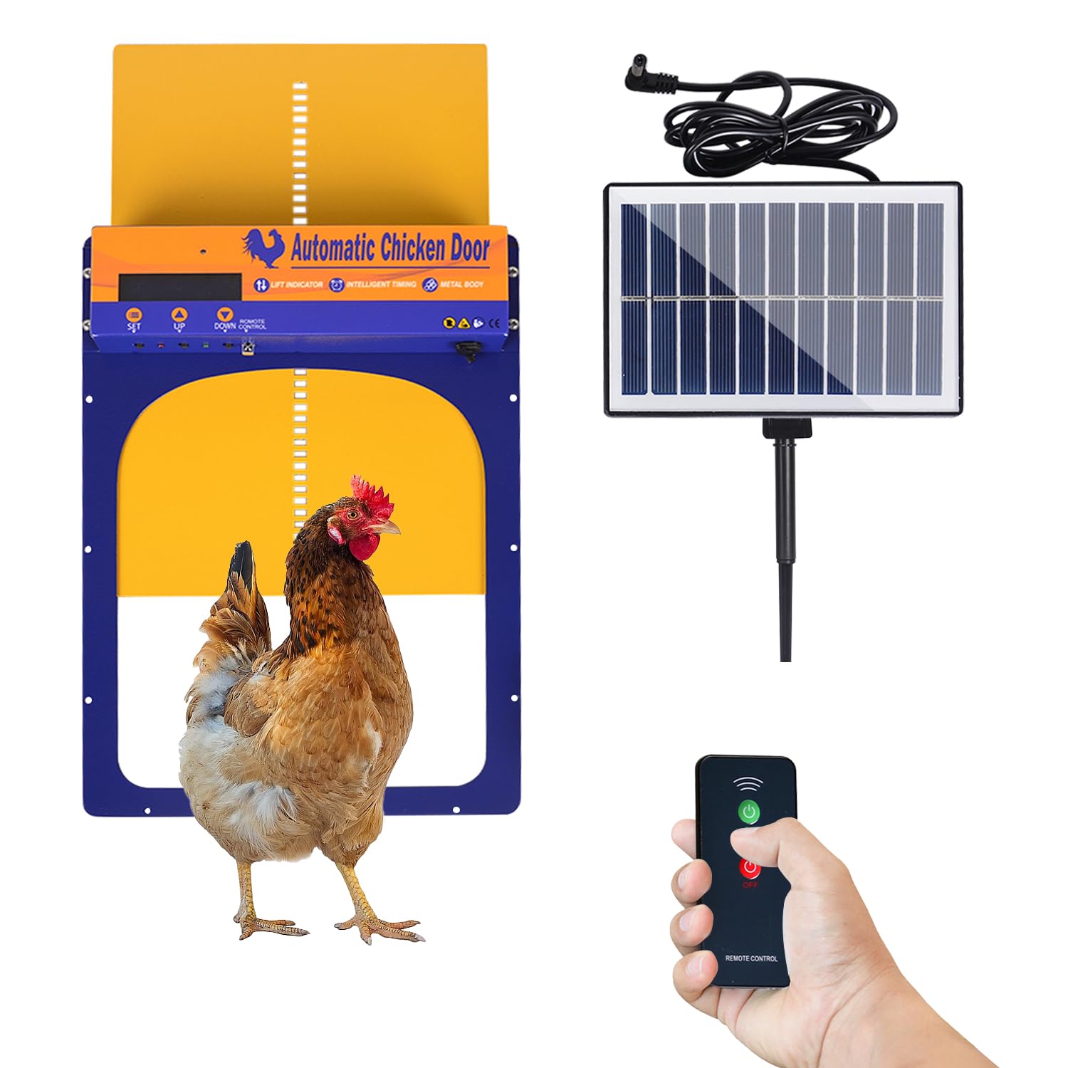 Automatic Chicken Coop Door Solar Powered Auto Chicken Coop Door Opener