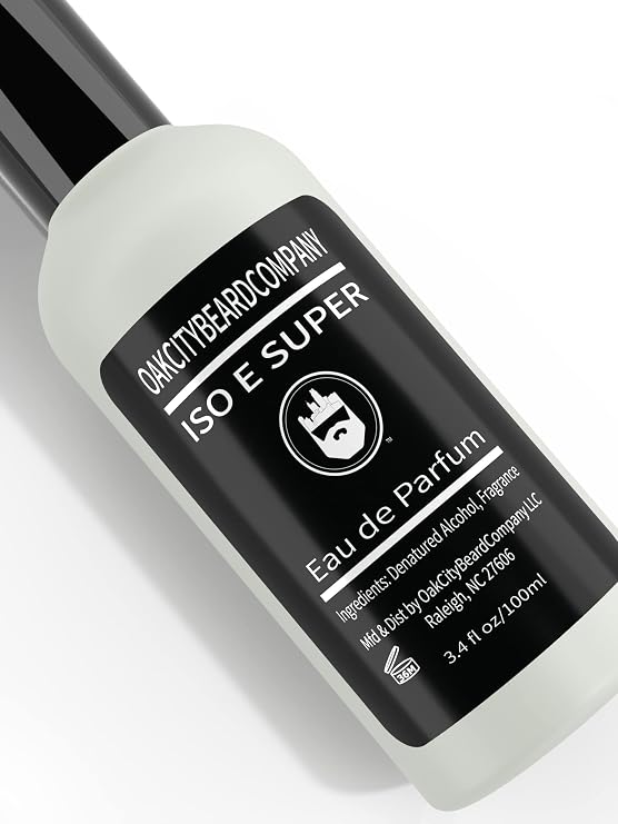 Oak City Beard Company Iso E Super - Molecule 01 (Type) - (3.4oz-100ml) - Eau de Parfum - Woody - Cedarwood - Dry - Velvety - Amber
