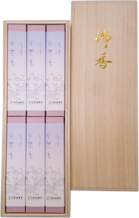 Amazon 御供 のし付き 包装品 淡路梅薫堂 お線香贈答用 お線香ギフト 仏様のご馳走 清浄甘茶香 桐箱 14cm ご霊前 ご仏前 お悔やみ 喪中見舞い 法事法要 御線香 初盆 お盆お供え物 ご進物用線香 日本製 喪中御見舞 Amazon 81fbans 淡路梅薫堂 お香