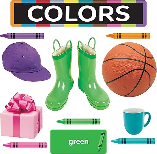 Miniatura 4 de Colors All Around Us Learning Set, por TREND enterprises, Inc., Juego de aprendizaje de borrado en seco, edades 4-8