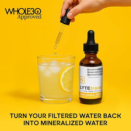 Miniatura 7 de Trace Mineral Drops - Gotas de 3.4 fl oz x 200 porciones, concentrado de minerales de máxima absorción iónico natural sin sodio para equilibrar el