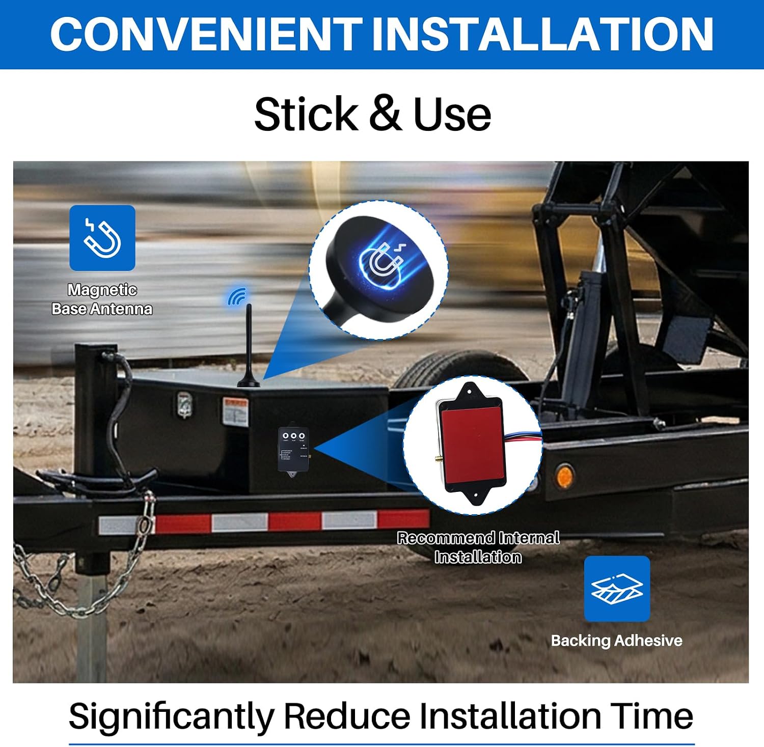 Upgraded Magnetic Wireless Dump Trailer Remote Control Kit, 3 Wire/4 Wire 12V Hydraulic Lift Winch Tilt Controller with Magnetic Antenna, 2Pcs 100ft Range Up/Down Remotes(Need 27A/12V Battery)