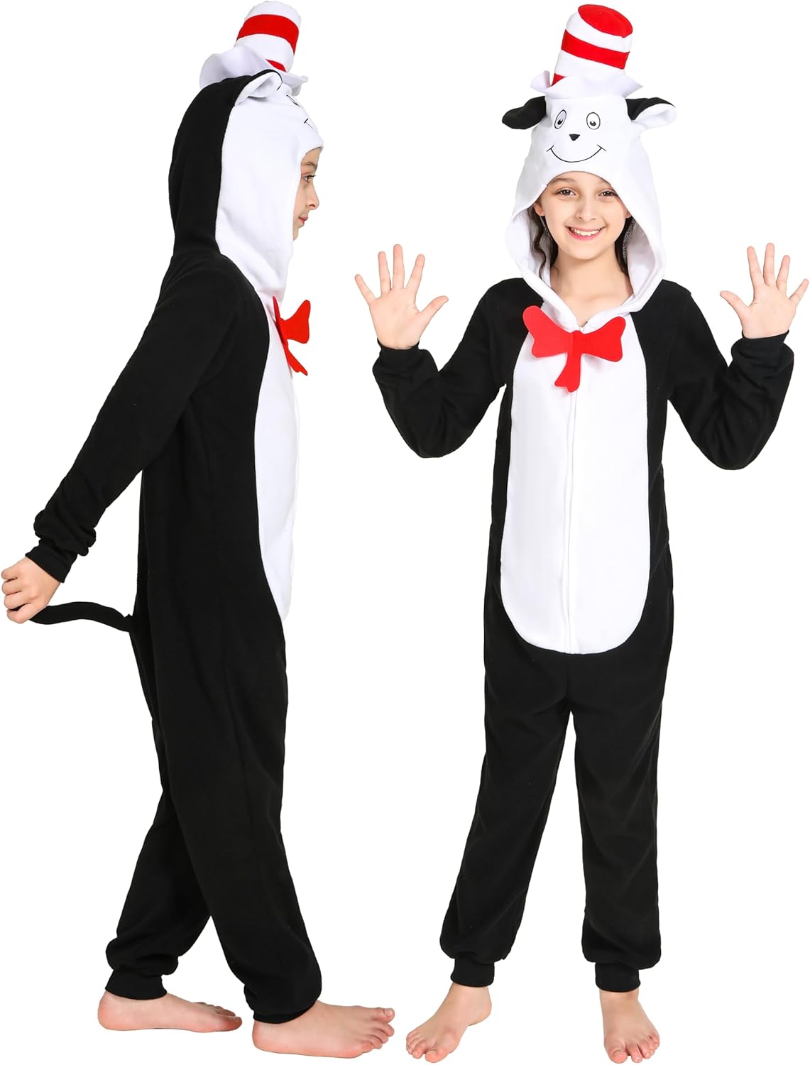 Kids Animal Costume, Girls Cat Onesie for Boys, Kids' Costumes for Halloween Christmas Festival Theme Daily Party