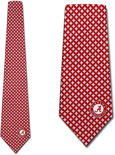 Vista 30 de Eagles Wings Alabama Ties Crimson Tide - Corbatas para hombre Comprobar microfibra