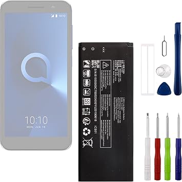 TLi019D7 4.4V 2000mAh Battery, Compatible with Alcatel 1 5033E 5033 5033D 5033X, with a Battery Installation Tool