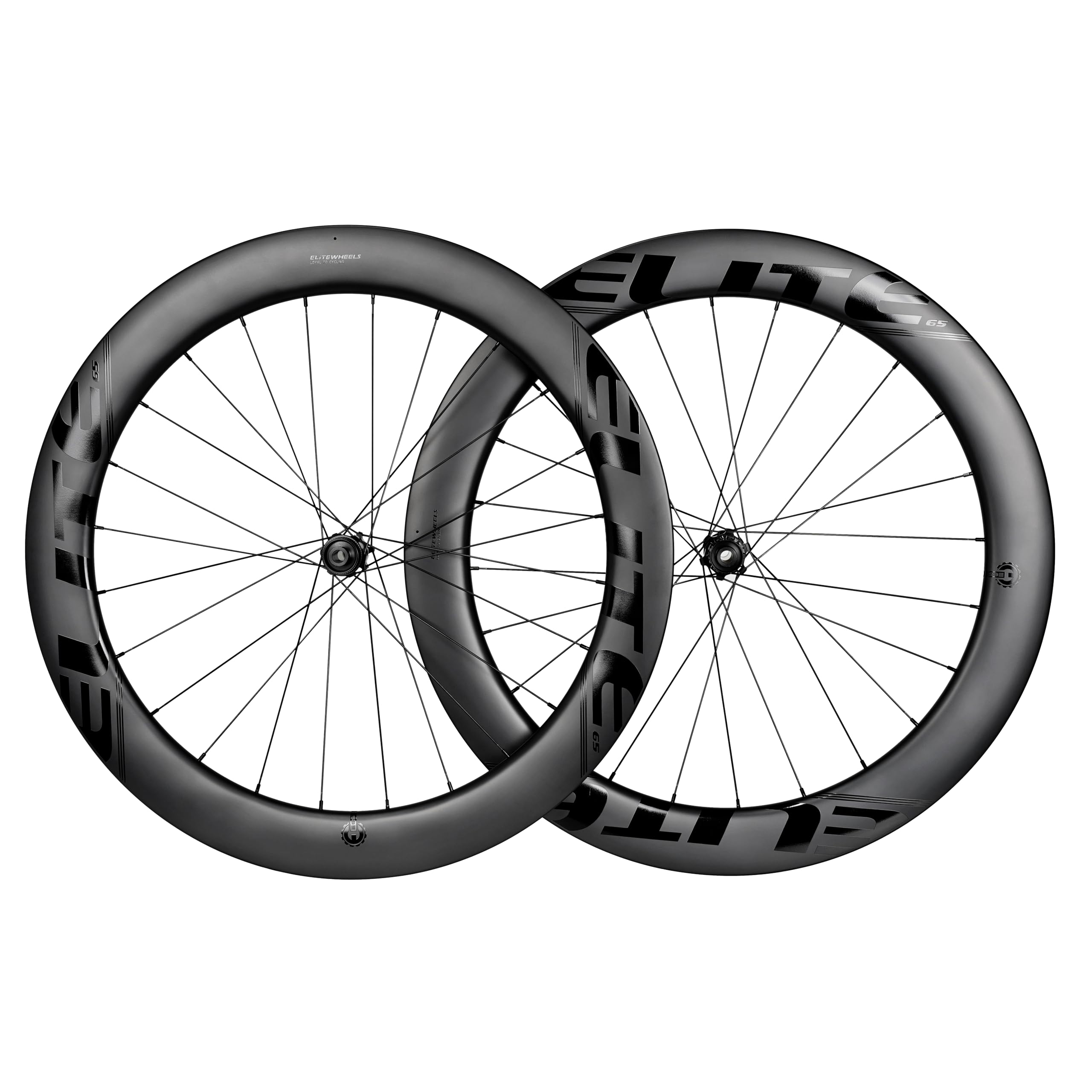 ELITEWHEELS Edge Carbon Wheels Ultralight 1314g Road Disc Brake Carbon Wheelset 40mm 45mm 50mm 65mm