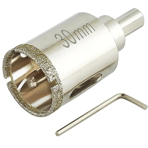 Vista 33 de Sierra perforadora de diamante de 3/4 pulgadas con broca piloto, brocas para azulejos de porcelana, granito, cerámica, mármol, vidrio, piedras