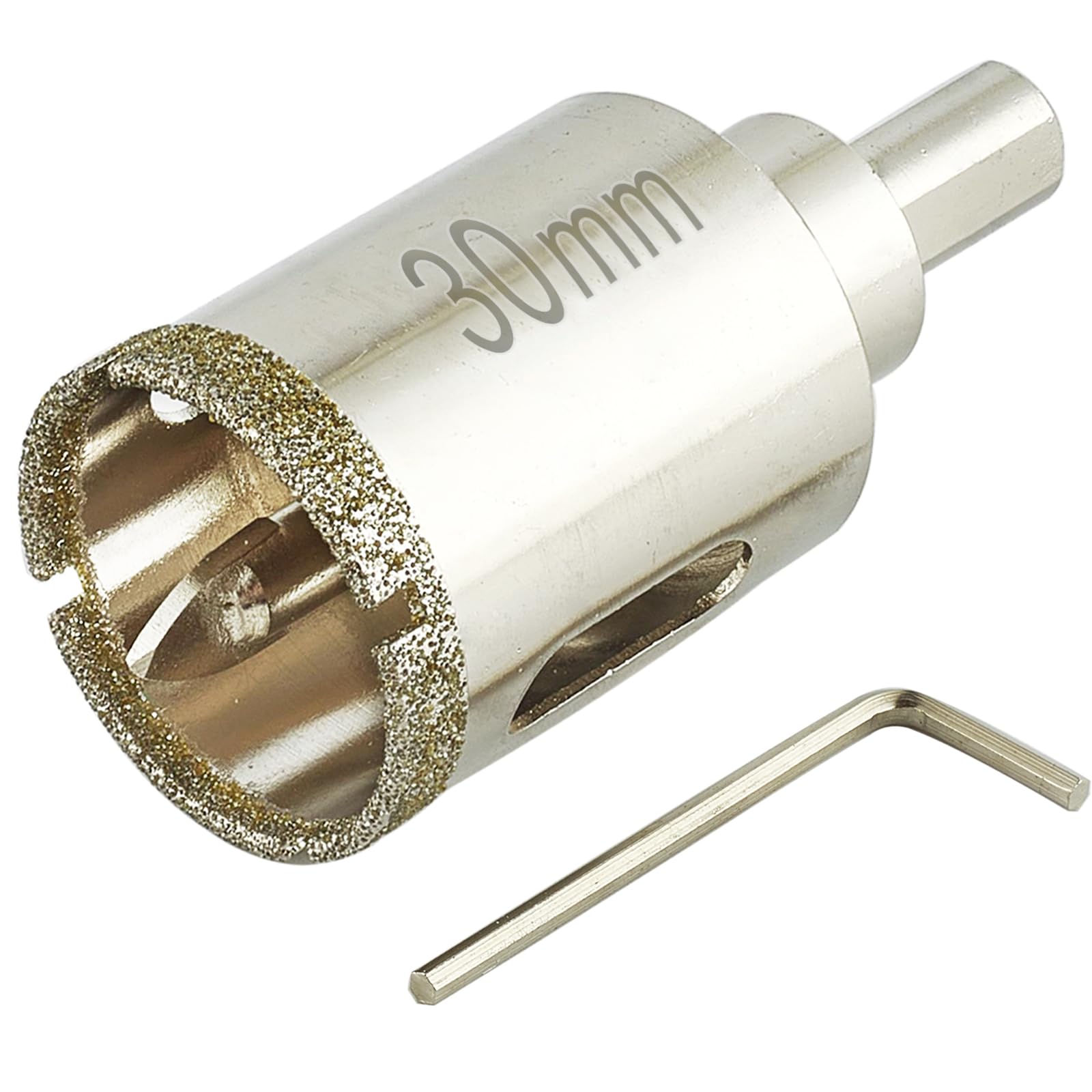 DaduoRi 30mm Diamond Hole Saw with Pilot Bit, 30mm Tile Hole Cutter with Center Drill Bit for Marble, Granite, Ceramics,Porcelain Tiles, Glass โ image 1