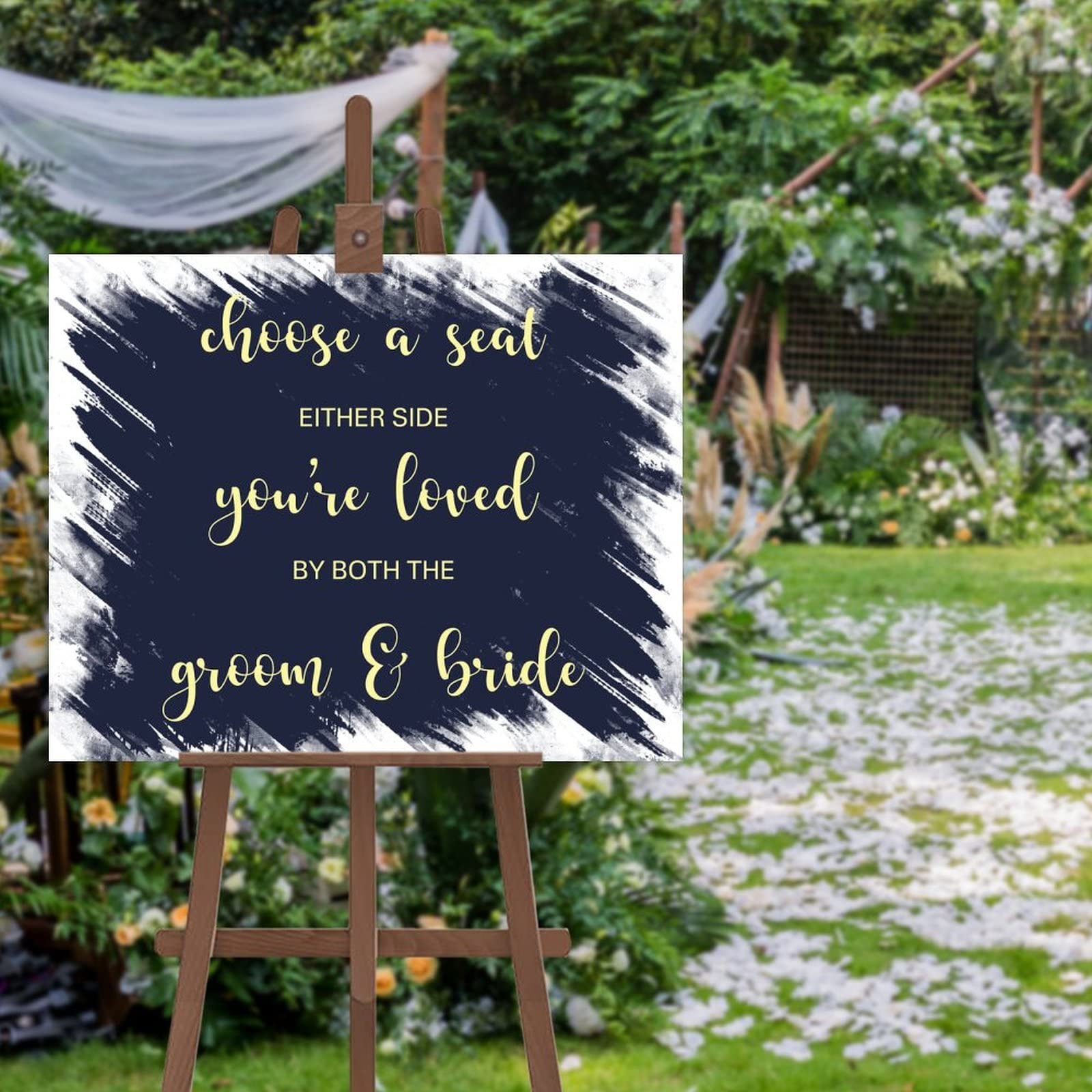 Panneau de calligraphie pour guider les invités de mariage et fêtes - 4