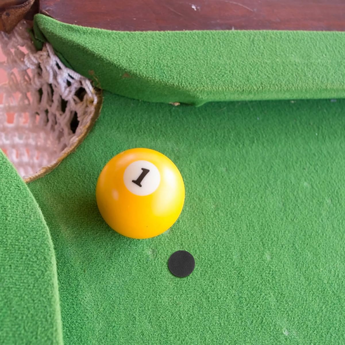 UPKOCH Billiard Point Stickers of Black Snooker Spots Durable Woven Cloth Easy to Use Self Adhesive Dots for