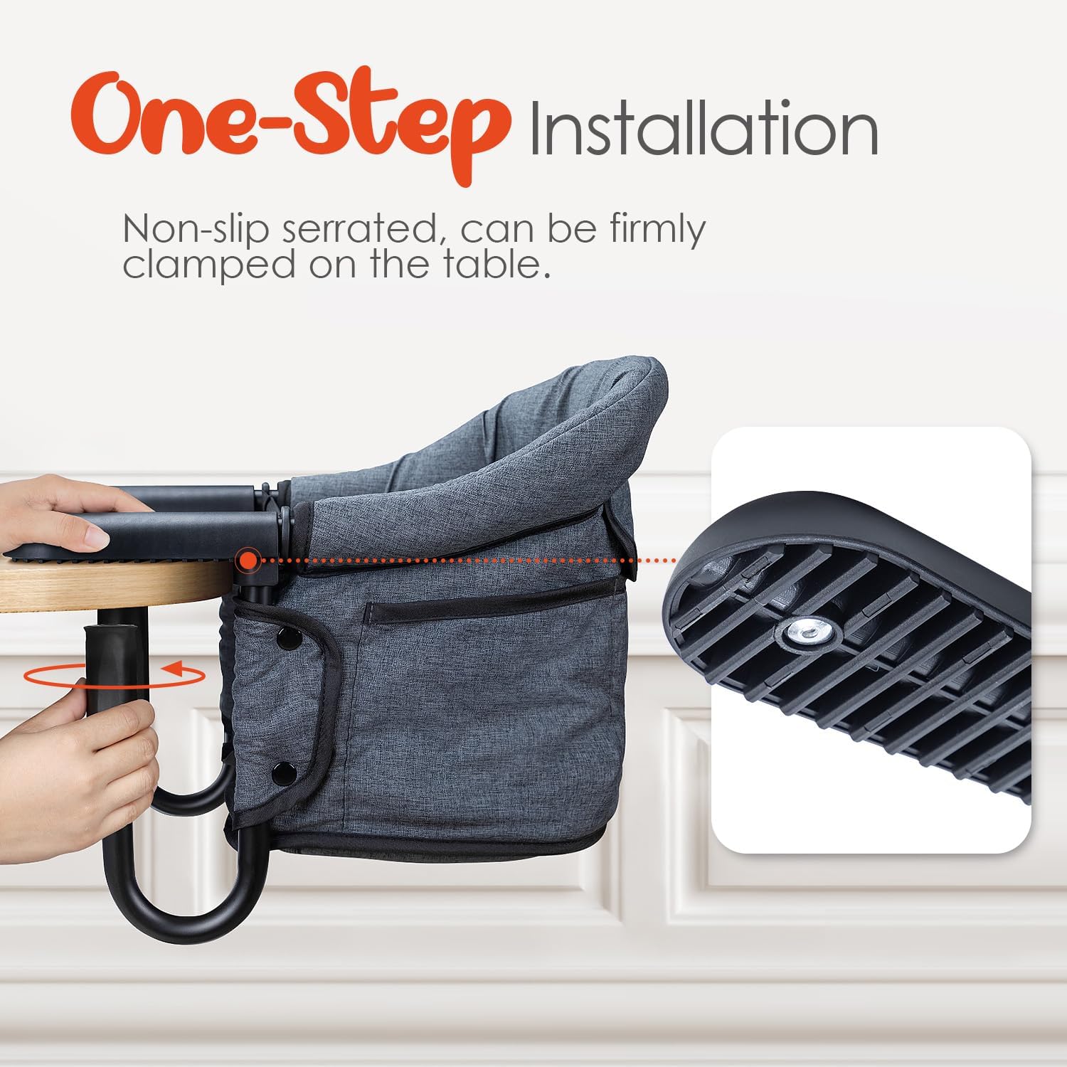Portable Hook-On High Chair with Carry Bag