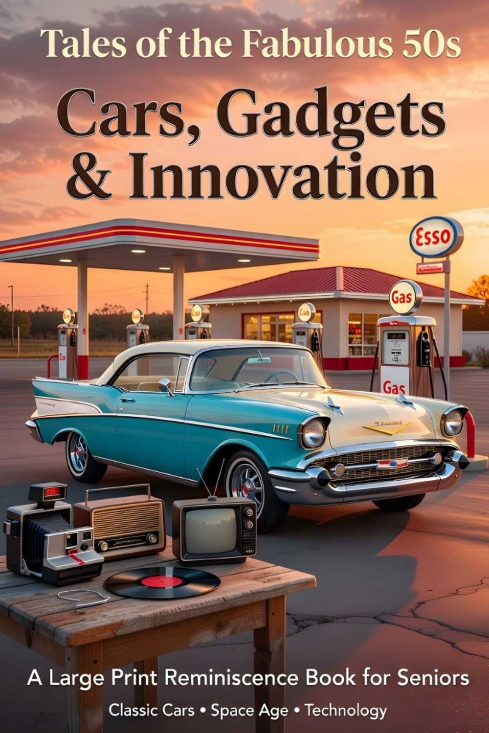 Tales of the Fabulous 50's Cars, Gadgets & Innovation: A Large Print Reminiscence Book for Seniors Nostalgic Stories of Classic Automobiles, Space Age ... for Dementia & Alzheimer's Patients