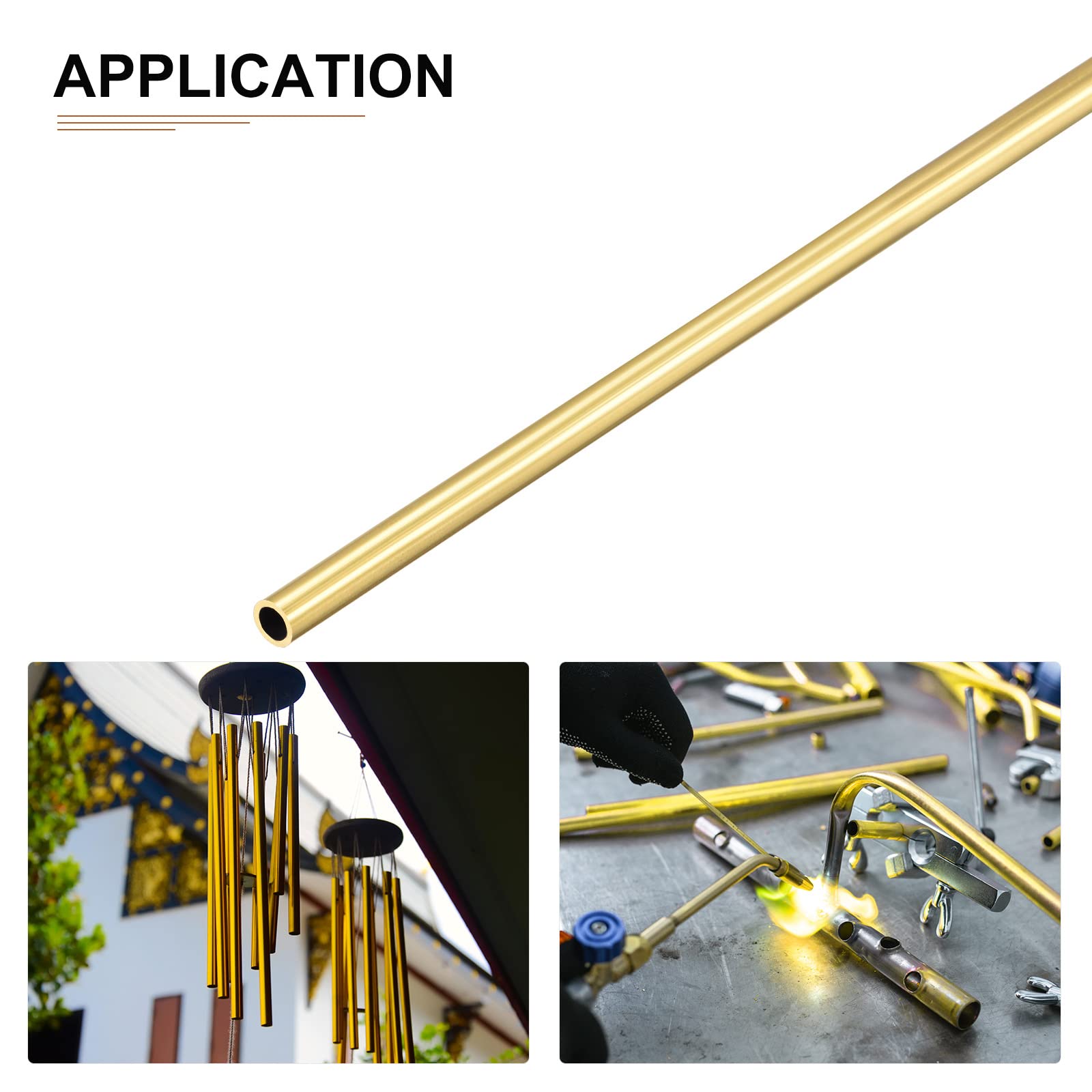 DTGN 4.5mm X 0.2mm X 300mm (ODxWall TXL) Brass Tube - 3Pack - View #3