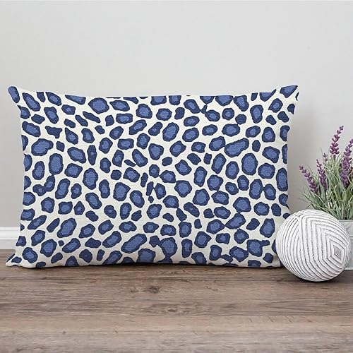 Vista 511 de Funda de cojín con estampado de guepardo rosa intenso, cojín cuadrado con estampado de animales fucsia, funda de almohada decorativa para el hogar