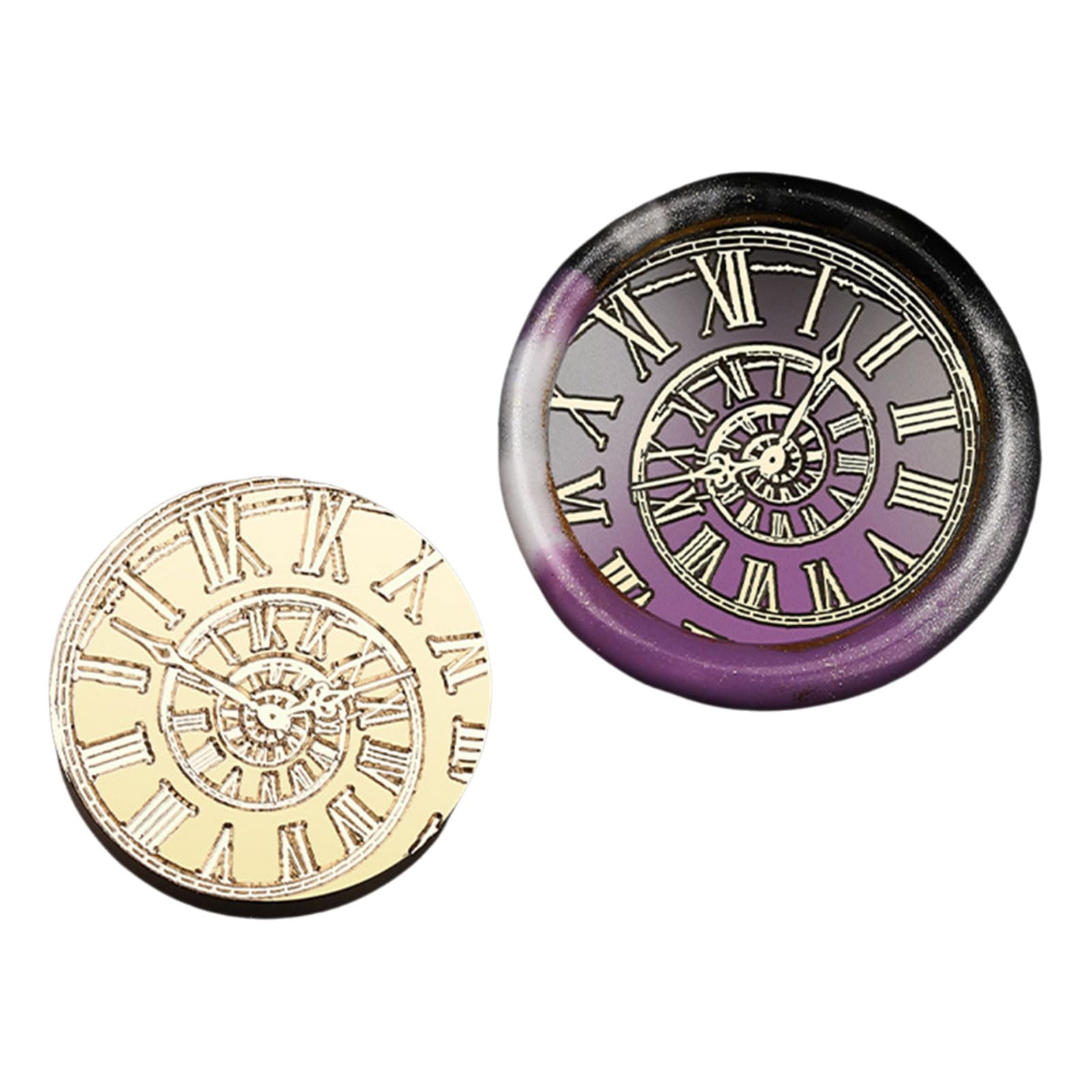 NEWFT Astronomical Series Waxed Seal Stamp Compasses Sealing Waxed Stamp for Invitation Envelopes Cards Letter Decoration Seal Astronomical Series Sealing