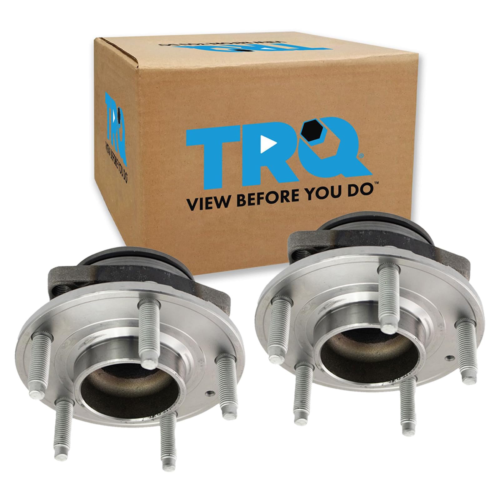TRQ 2 Piece Front Passenger Side Driver &amp; Passenger Side Wheel Bearing