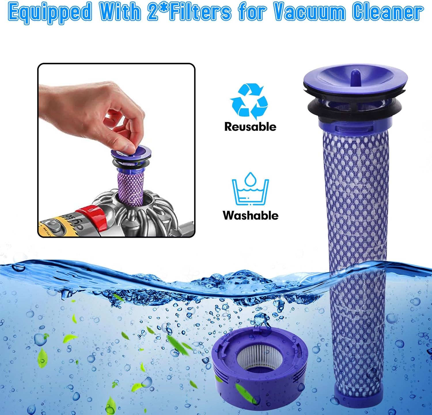 Bonacell 【Upgraded 7000mAh】 21.6V 7.0Ah Replacement for Dyson V8 Battery Li-ion Compatible with V8 215681 967834-05 SV10 Absolute/Animal/Fluffy/Cord-Free Handheld Vacuum