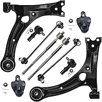 Vista 822 de Detroit Axle - Kit de suspensión frontal de 10 piezas para Dodge Avenger 2008-2014, Chrysler Sebring 2007-2010, 2 brazos de control inferiores, 2