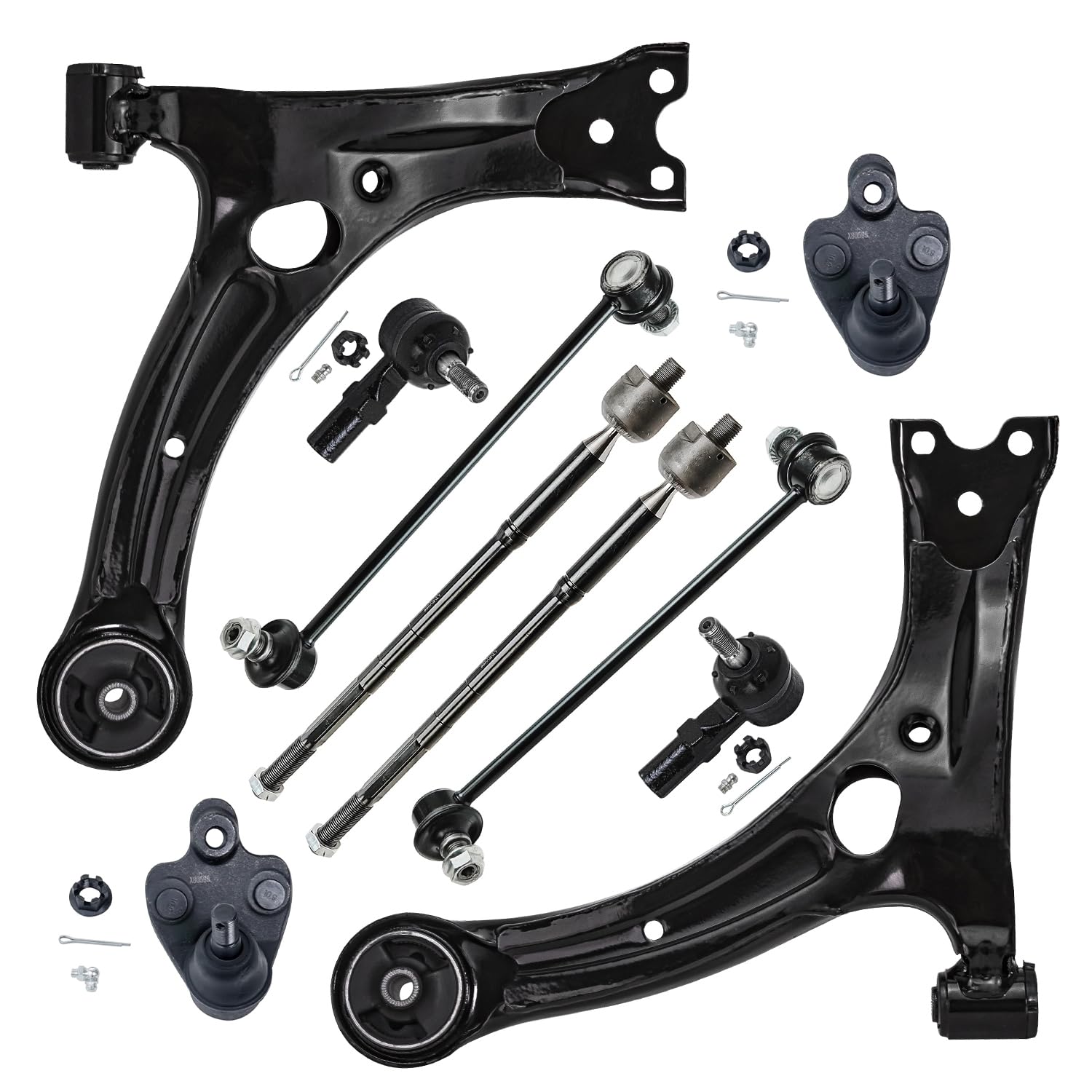Detroit Axle - FWD Front End 10pc Suspension Kit for 03-08 Toyota Matrix