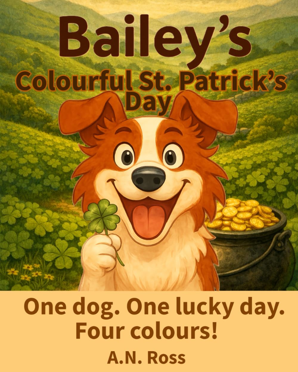 Bailey's Colourful St. Patrick's Day: One dog. One lucky day. Four colours! (Bailey's Colourful Book Series)