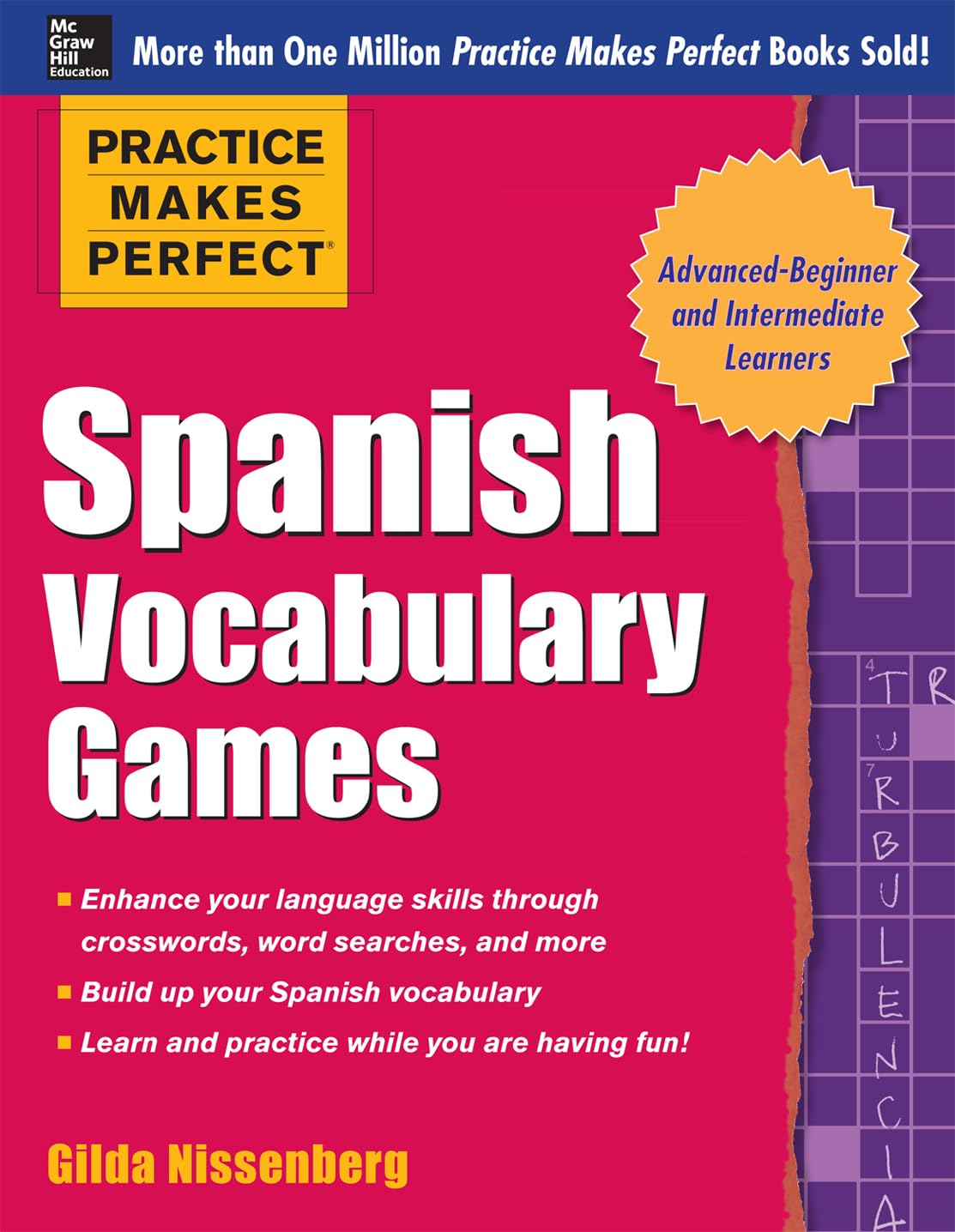 Gilda Nissenberg Practice Makes Perfect Spanish Vocabulary Games - Used