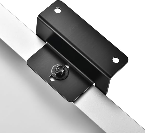 RICH SOLAR Solar Panel Mounting Hardware Z Brackets for RV Roof Boat (Black)