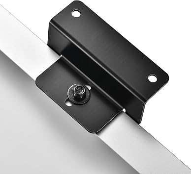 RICH SOLAR Solar Panel Mounting Hardware Z Brackets for RV Roof Boat (Black)
