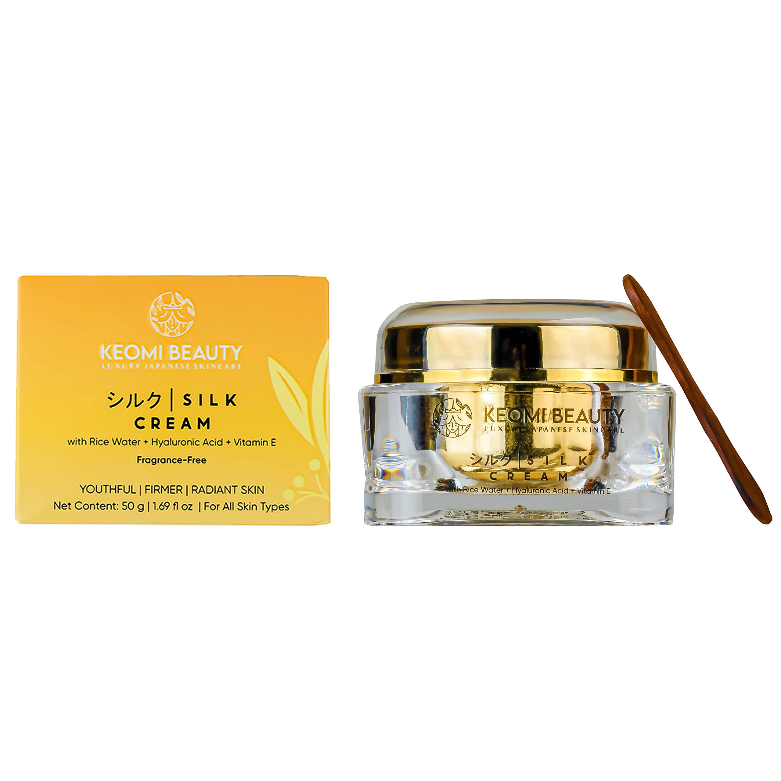 Keomi Beauty Luxury Japanese Skincare Fragrance-Free Silk Cream