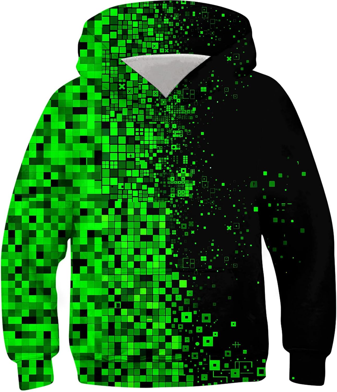 RAISEVERN Kids Hooded Sweatshirt 3D Pullover Hoodie for Girls Boys with Pocket for 6-16 Years