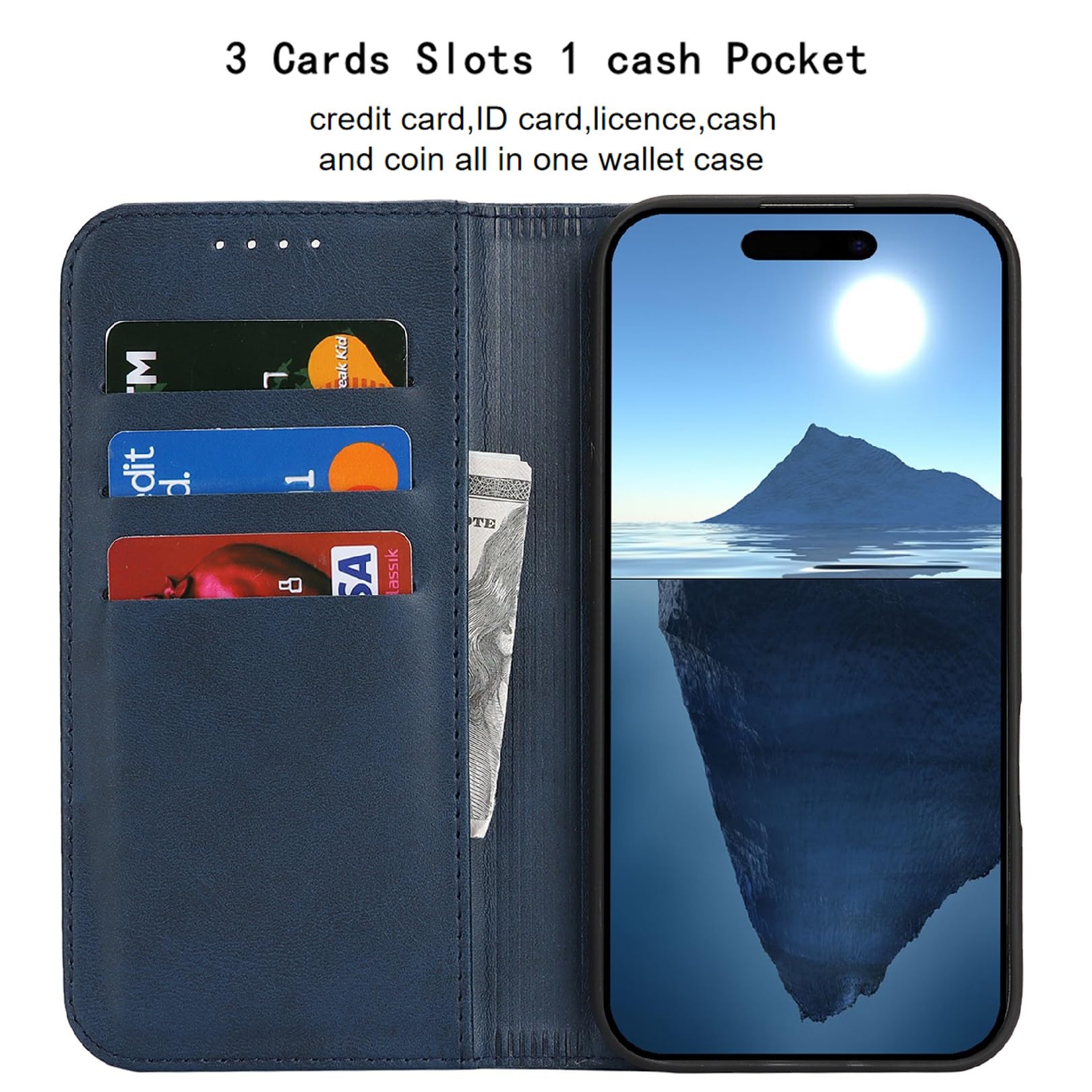 Amazon.co.jp: iPhone 16 Plus 用 ケース 手帳型 高級PUレザーケース