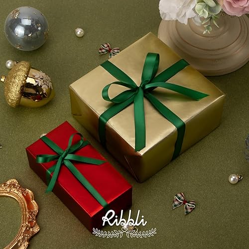 Miniatura 38 de Ribbli Papel de regalo metálico negro mate, papel de color sólido, perfecto para cumpleaños, Navidad, baby shower, boda, día de San Valentín, 30