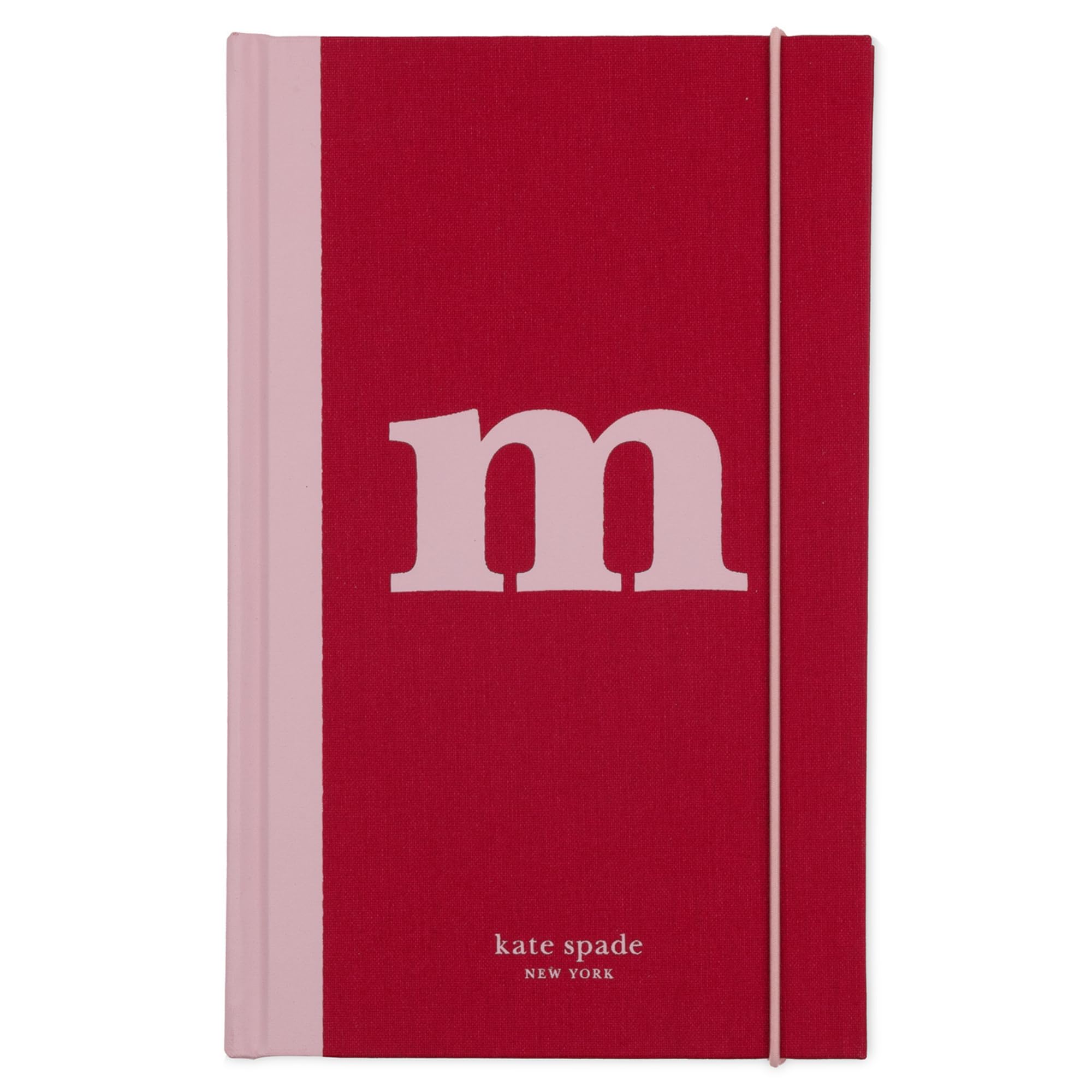 kate spade new york Just Mine Notebook Journal, Monogram Cloth Hardcover Journal, 8.25" x 5.25", Diary Includes 168 Lined Pages, (M) - Image 2