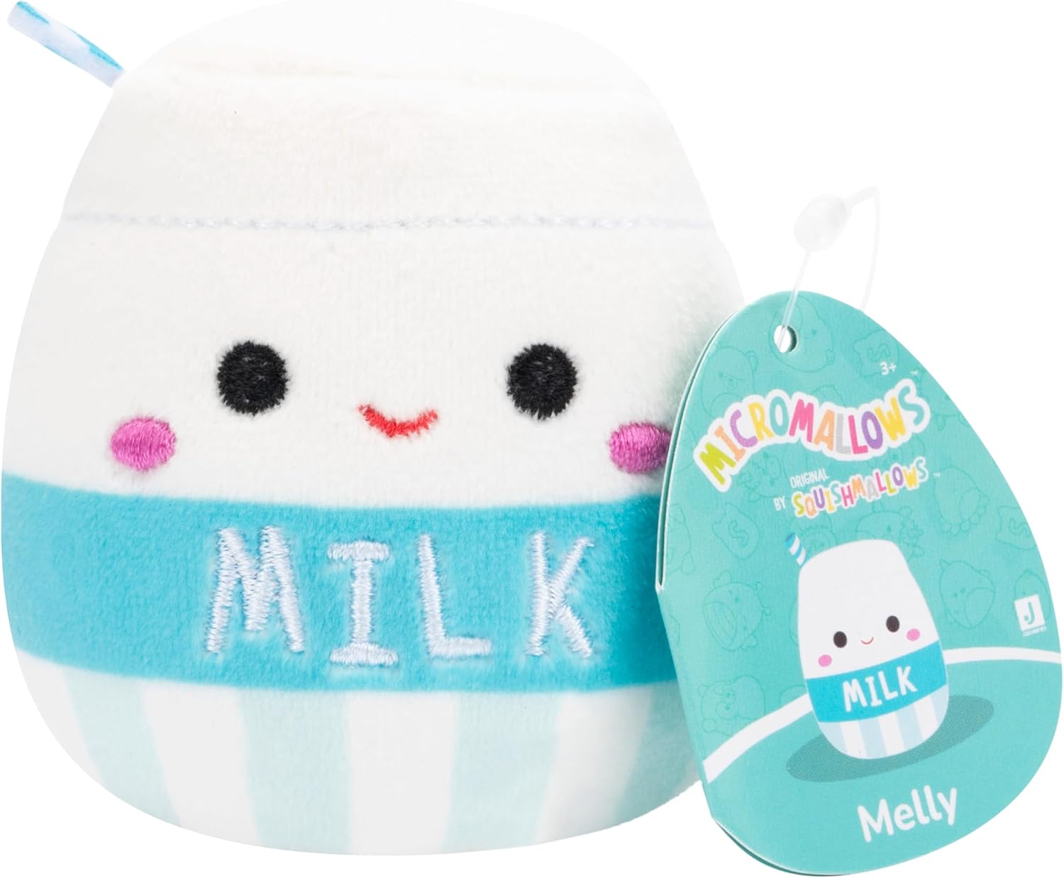 Micromallows Squishmallows Original 4-Pack – Clara Cupcake, Fifi Fox, Henry Turtle, Melly Milk Carton
