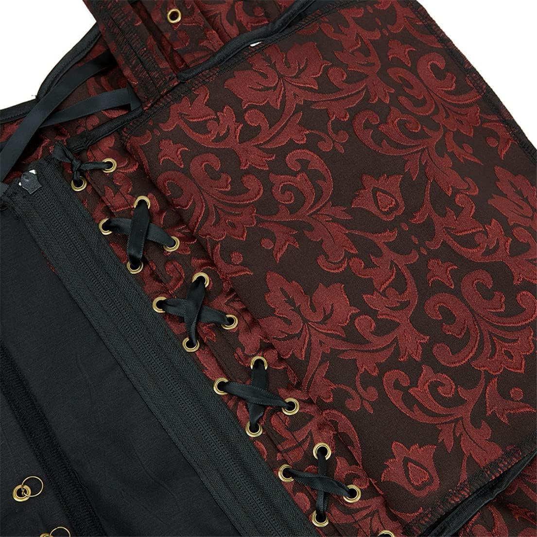 Steampunk Pirate Corset for Women Bustiers Top Overbust Shaper Sexy Strap Renaissance Gothic Bodice