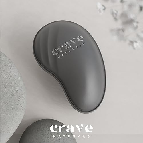 Miniatura 2 de Crave Naturals Cepillo Mini para Desenredar el Cabello Negro  Cepillo Desenredante para Cabello que Desliza para Mujeres, Niños y Pequeños  Cuidado
