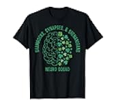 St Patrick's Neuro Squad Nurse Brain Shamrock Neuroscience T-Shirt