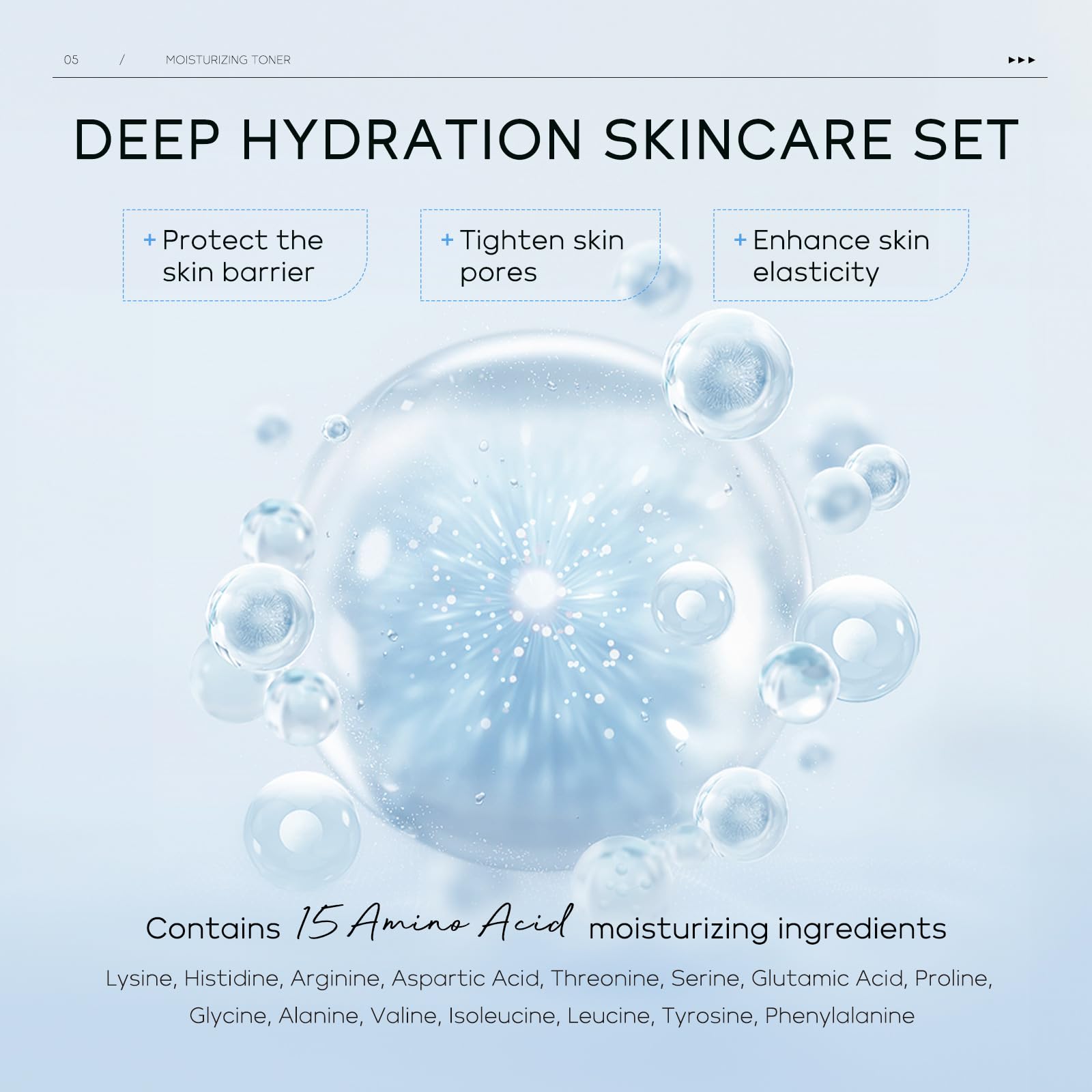 Hyaluronic Acid Hydrating Skincare Set, MrCuvaryas Multi-Effect Moisturizing Skin Care Sets & Kits - Image 3