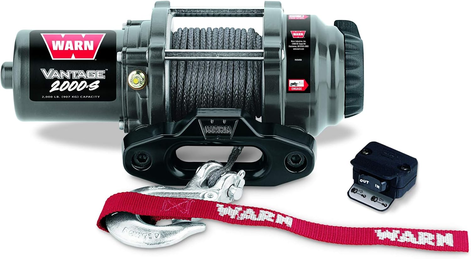 Warn 89041 Vantage 4000-S Winch - 4000 lb. Capacity image 4