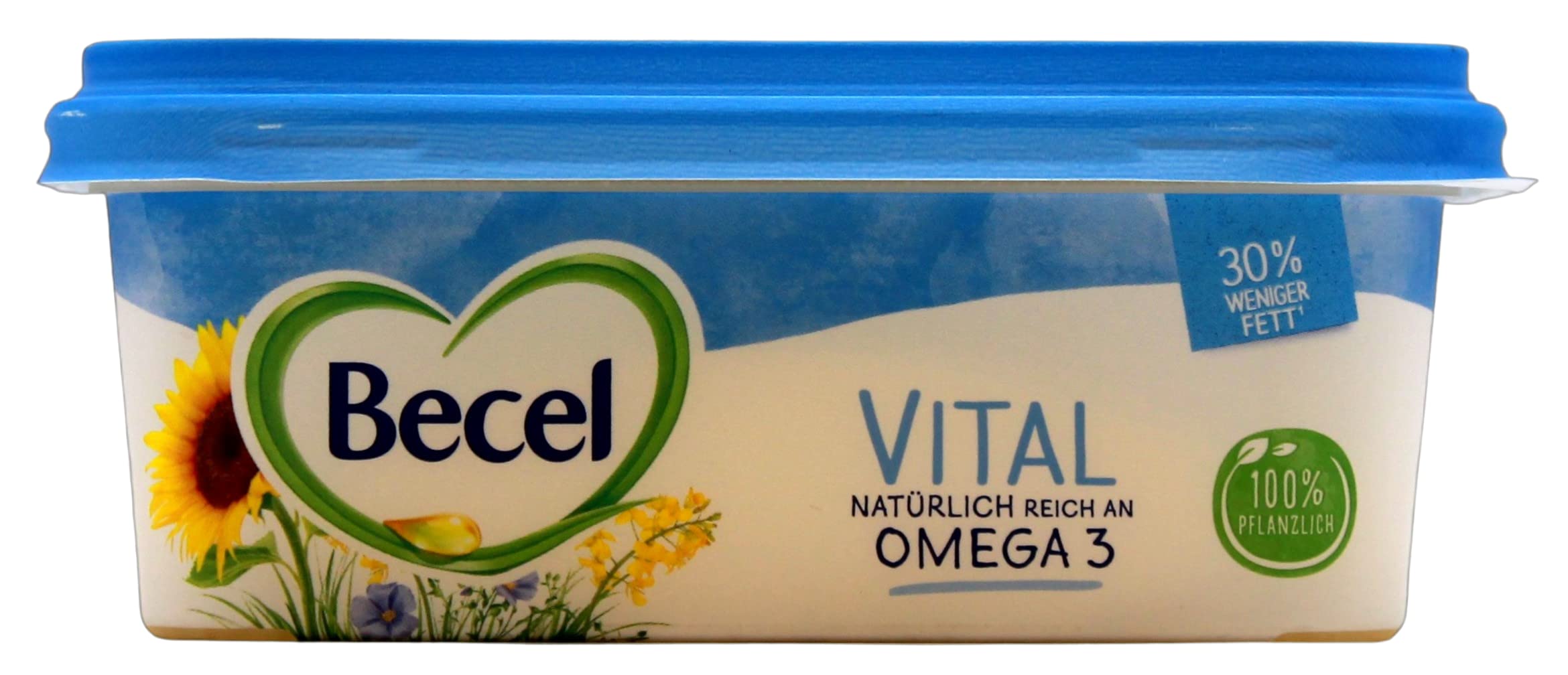 Becel Vital natürlich reich an Omega 3 Margarine, 8er Pack (8 x 225g)