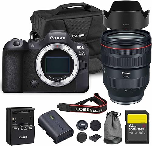 Miniatura 12 de Kit de cámara sin espejo Canon EOS R6 Mark II con lente RF de 24-105 mm f/4 | 24.2MP de fotograma completo, 4K 60fps, Dual Pixel CMOS AF II, para
