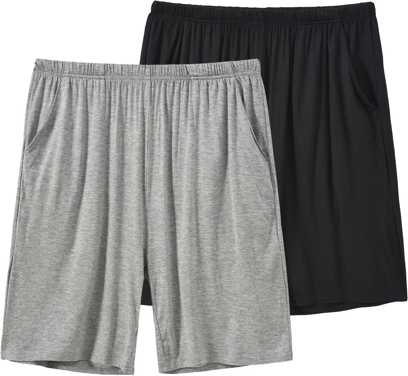 Men's Pyjama Shorts Bottoms Ultra Soft Modal Lounge Wear Shorts with Pockets