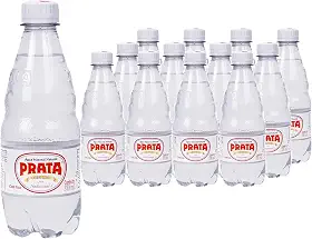 Água Mineral PRATA Natural Leve Com Gás 370ml (12 unidades) - fardo de agua com gas - extraída de fontes naturais na Serra da Mantiqueira, garantindo a sua pureza e qualidade.