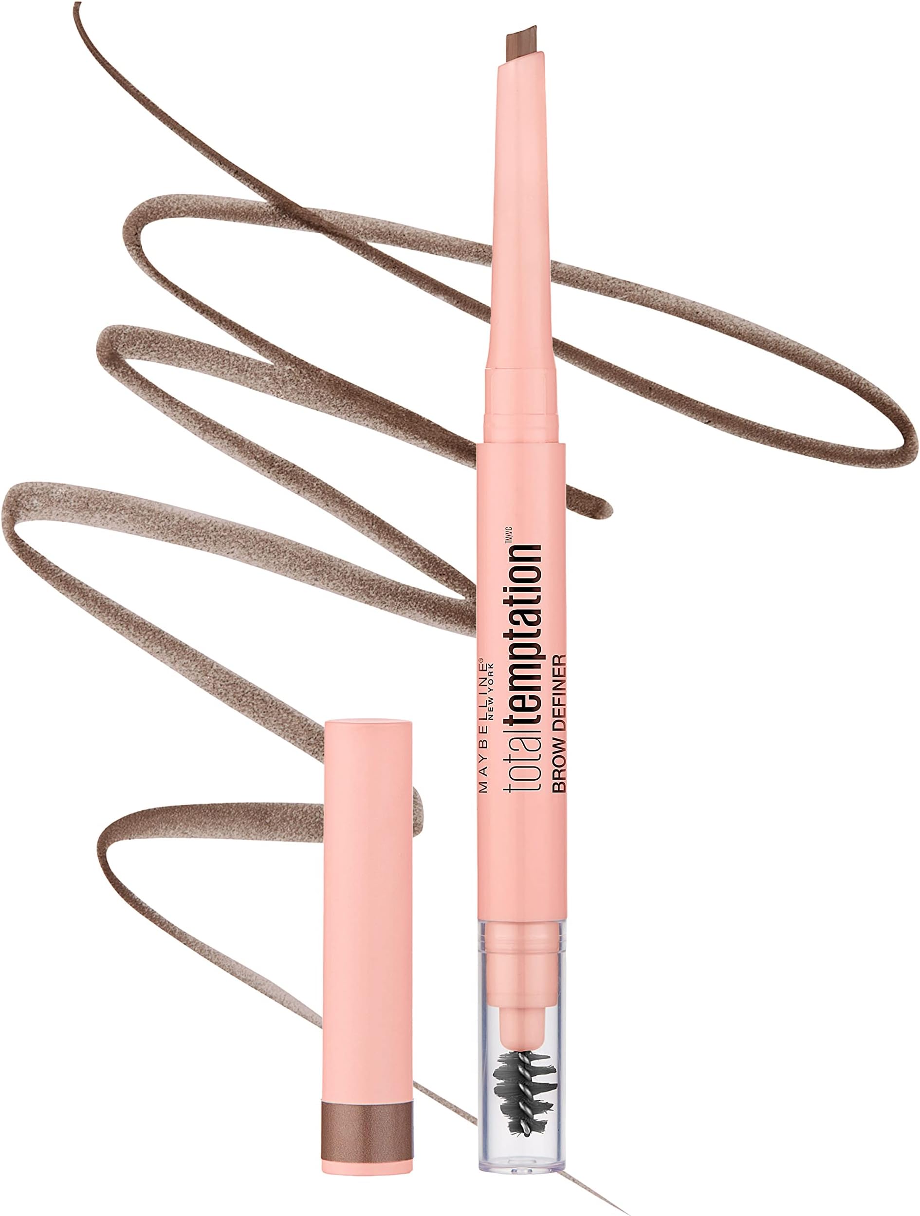 Total Temptation Eyebrow Definer Pencil, Soft Brown, 0.005 oz.
