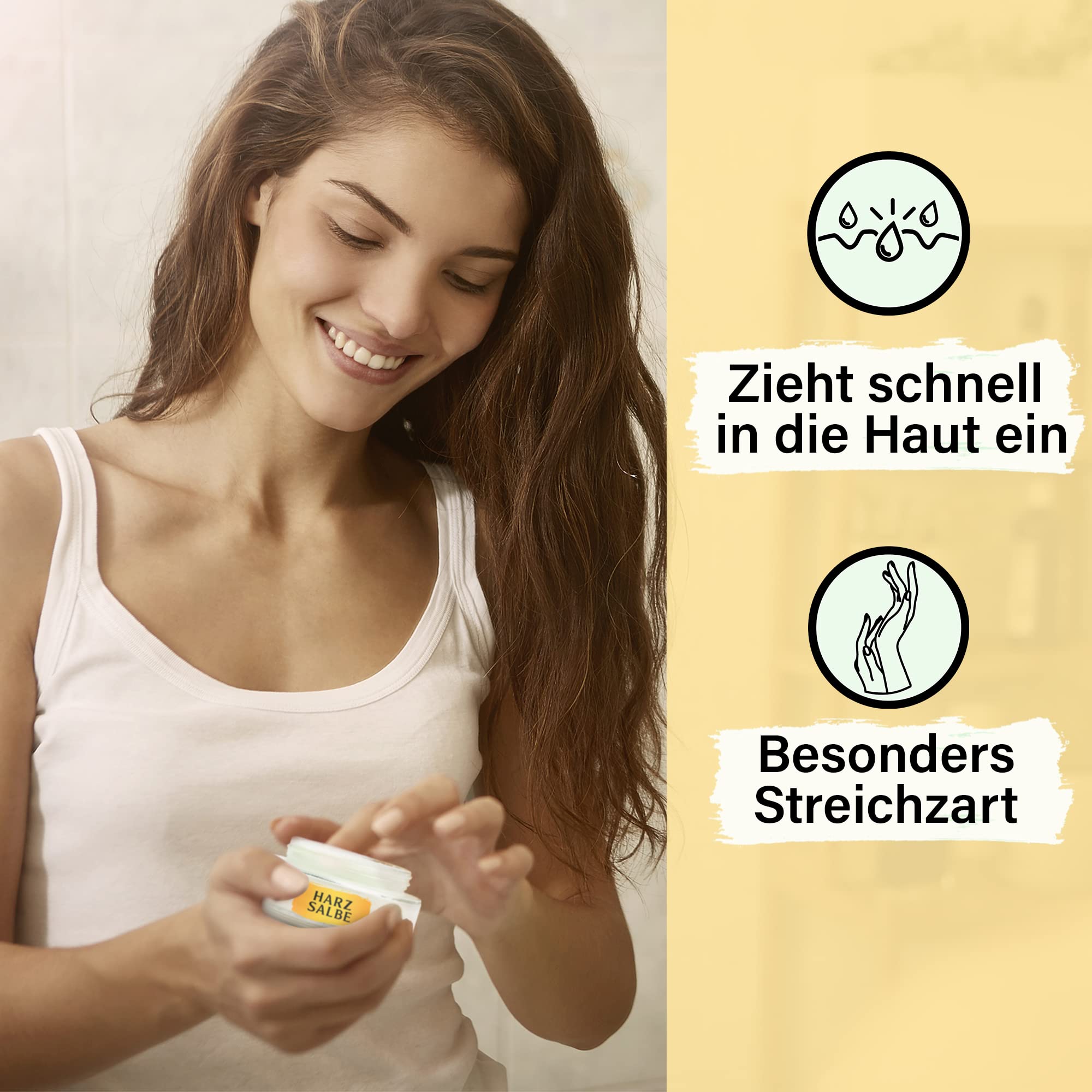 Neu! Harzsalbe Bio Aktiv + Q10 + Aloe Vera | natrliche Creme gegen groe  Poren & Mitesser | 100 ml Baumharzsalbe| Satisa : Amazon.de: Kosmetik