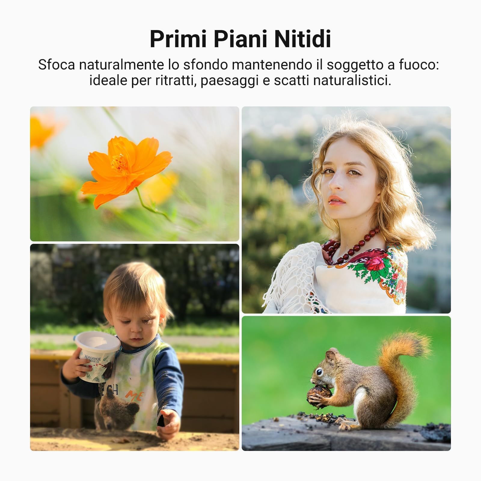 NEEWER Teleconvertitore Compatibile con DJI Osmo Pocket 3/Pocket 4/Xtra Muse, Lente Magnetica in Vetro Ottico HD Multistrato a 4 Elementi e 3 Gruppi, Accessori per Action Camera Gimbal, LS-84