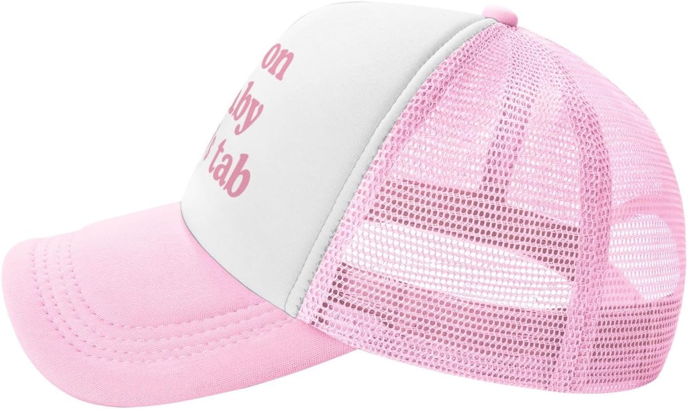 Funny Trucker Hats for Women: Inappropriate Adult Humor Gag,for Bachelorette & Girls Trips | Trendy Pink Summer Caps image 3