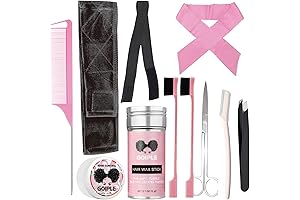 Goiple 11PCS Professional Wig Tools Kit for Lace Front Wigs for Beginners