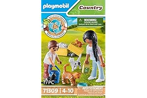 Playmobil Family Fun Cat Family Home Set